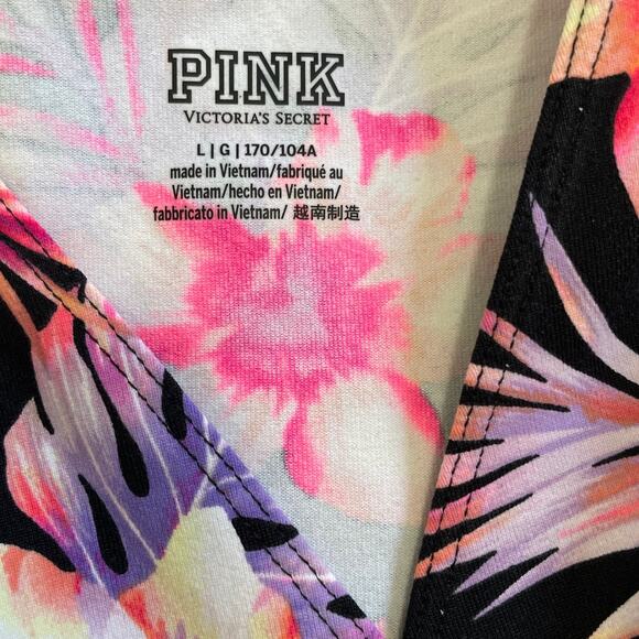 PINK Victoria's Secret Tropical Top, Cover up, Wrap Tie, NWOT, Ladies Large - Picture 3 of 5